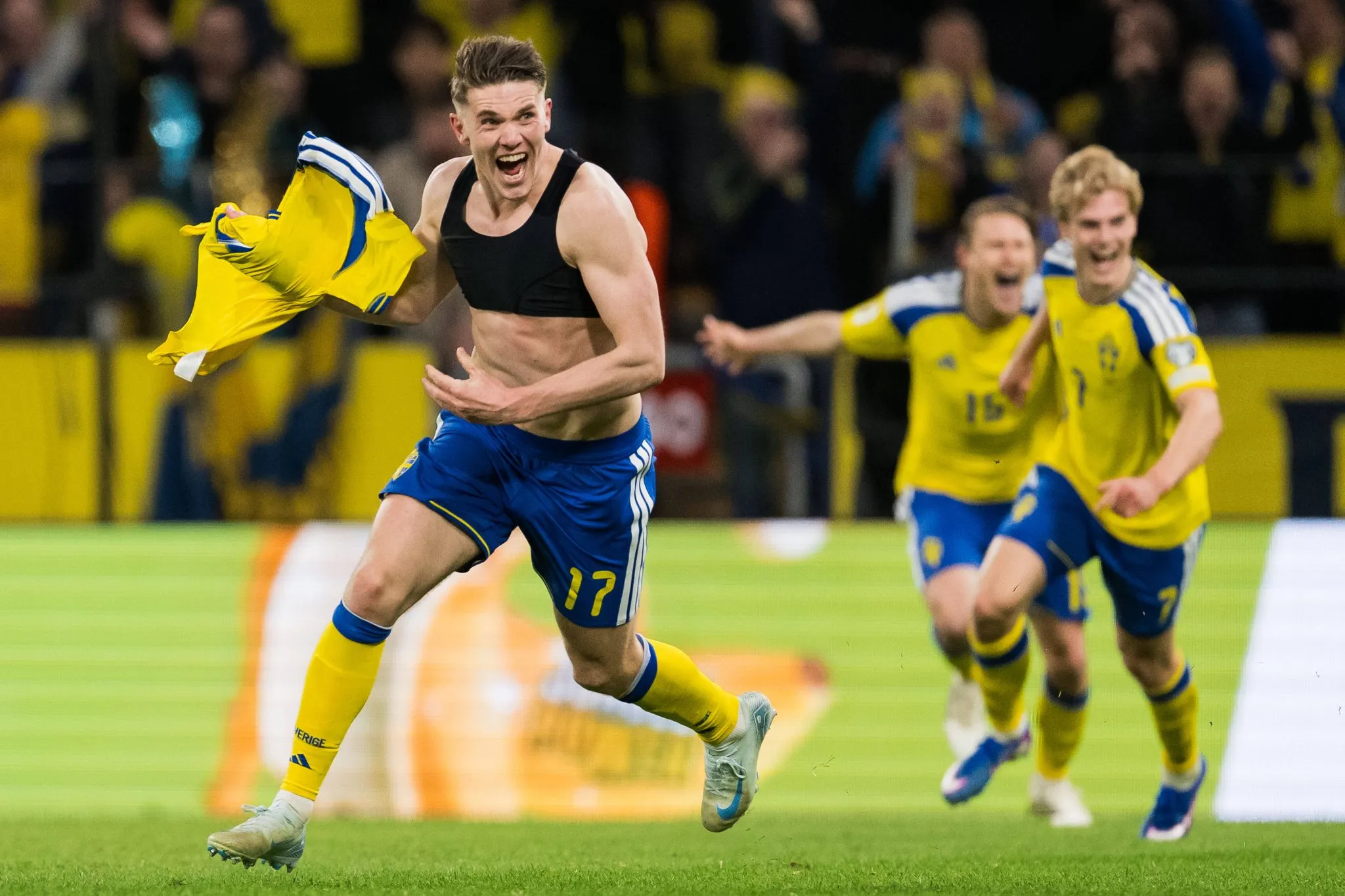 Gyokeres celebra gol da classifica&ccedil;&atilde;o sueca 