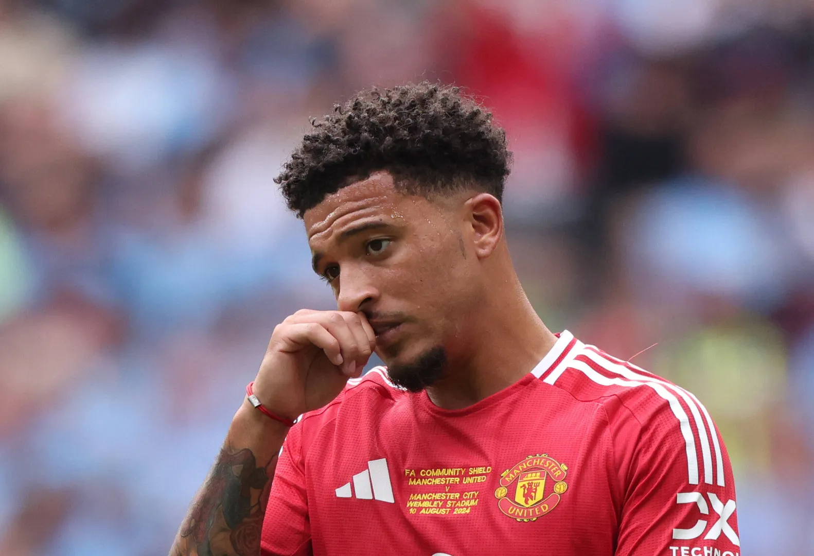 Jadon Sancho em a&ccedil;&atilde;o pelo Manchester United