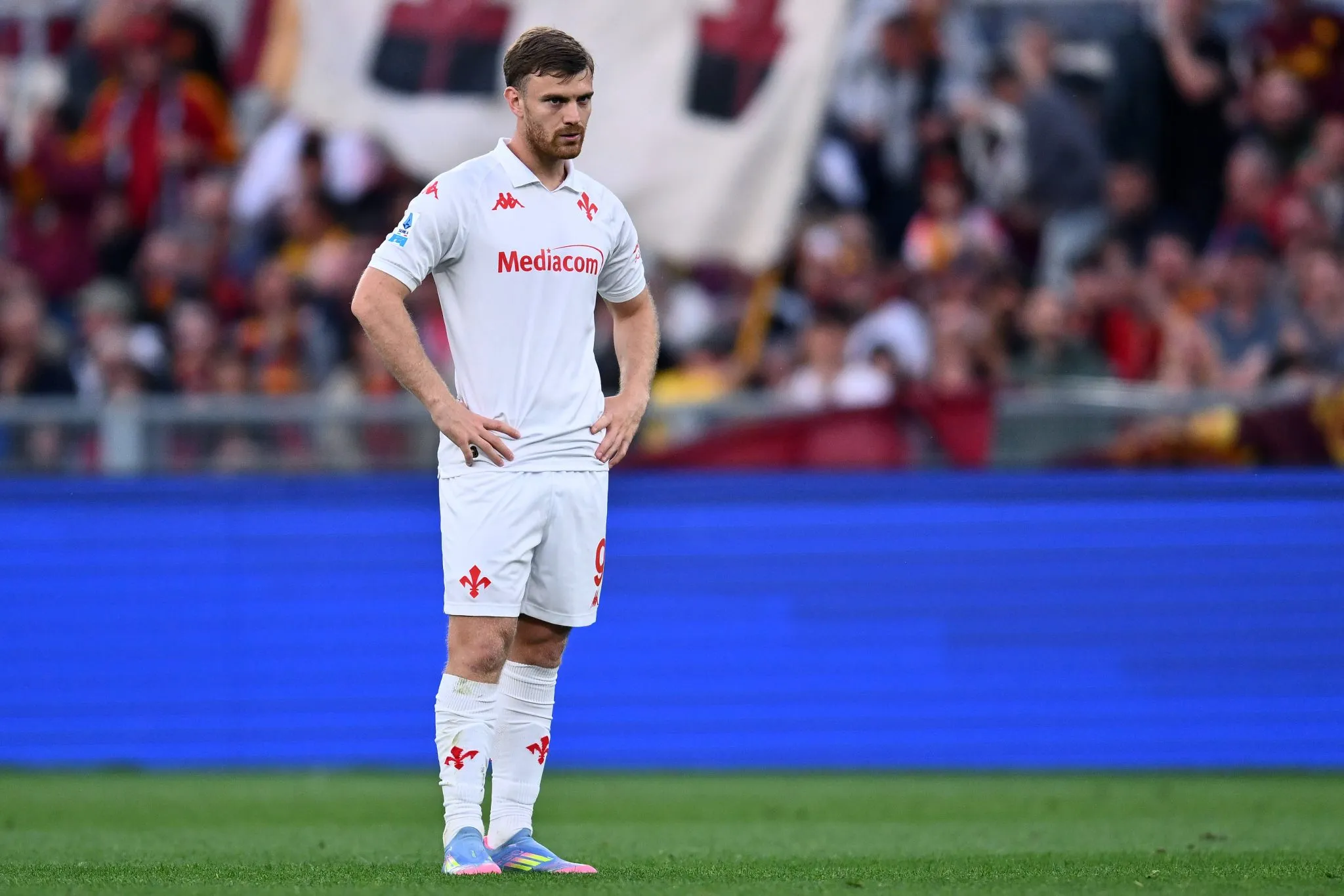 Beltr&aacute;n enquanto defendia a Fiorentina