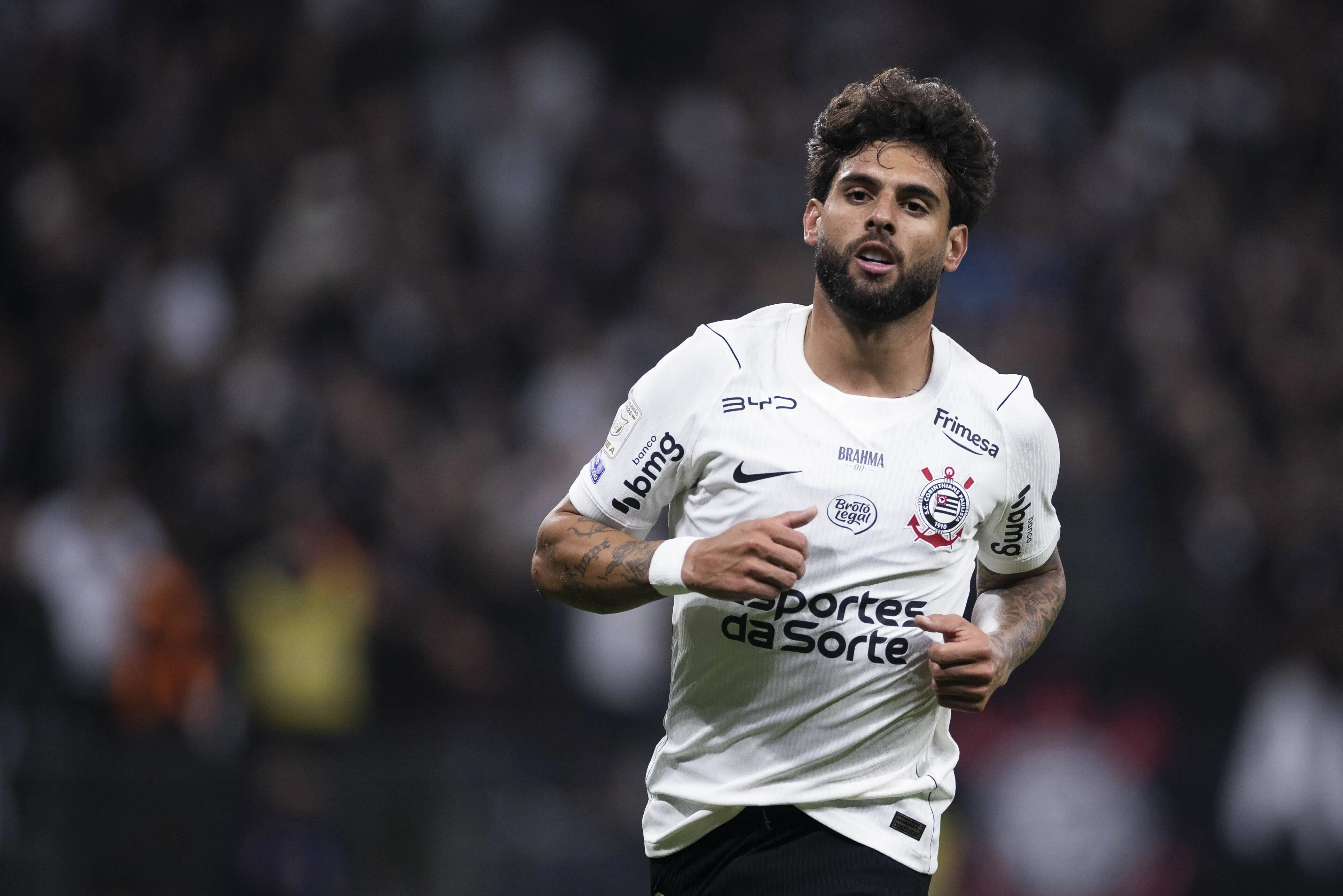 Yuri Alberto em jogo do Corinthians