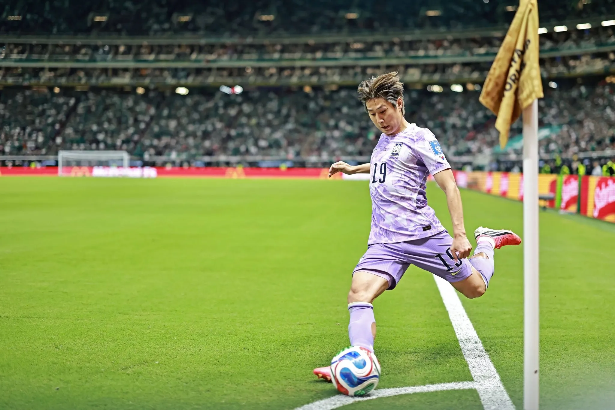 Lee Kang-in pela Coreia do Sul na Copa do Mundo 