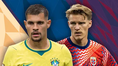 Estat&iacute;sticas de Brasil x Noruega para ficar de olho nas oitavas de final da Copa do Mundo