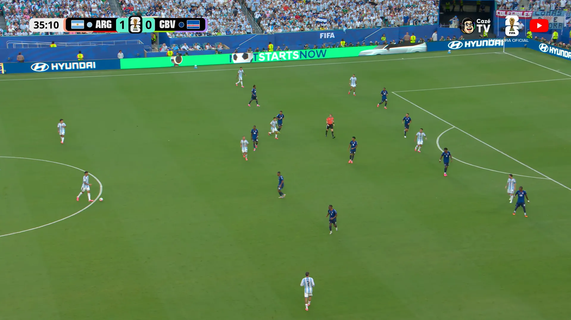 Com meio-campo ocupado, Argentina ficou sem o melhor fator de seu jogo 