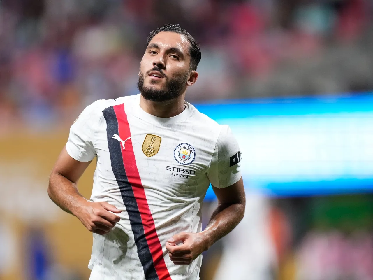Rayan Cherki em jogo do City no Mundial de Clubes