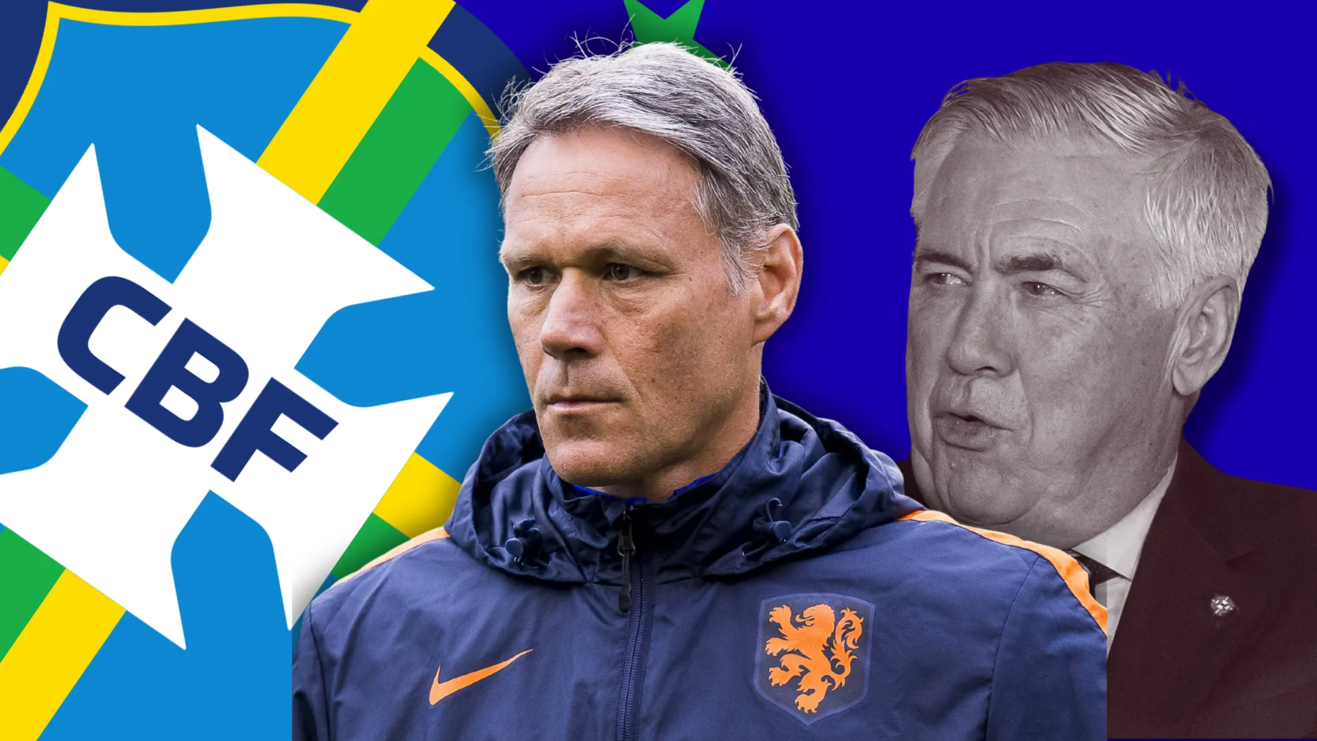 Van Basten: &lsquo;N&atilde;o espero muito da minha sele&ccedil;&atilde;o, por isso vou torcer pelo Brasil de Ancelotti&rsquo;