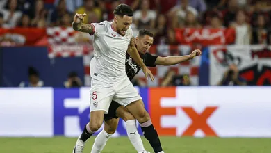 Bola parada define empate entre Sevilla e Lens pela Champions