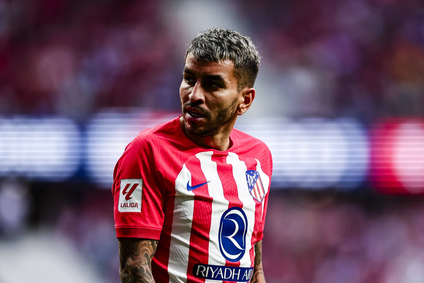 Civitas Metropolitan Stadium Madrid, Spain &ndash; May 19: Angel Correa of Atletico de Madrid walks in the field during the La