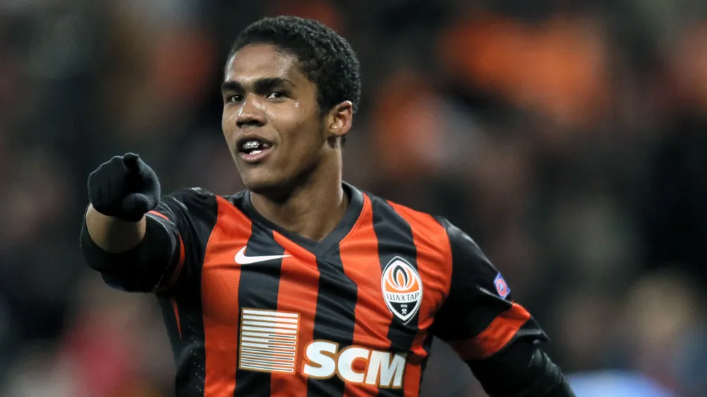 Douglas Costa, do Shakhtar Donetsk (AP Photo/Efrem Lukatsky)