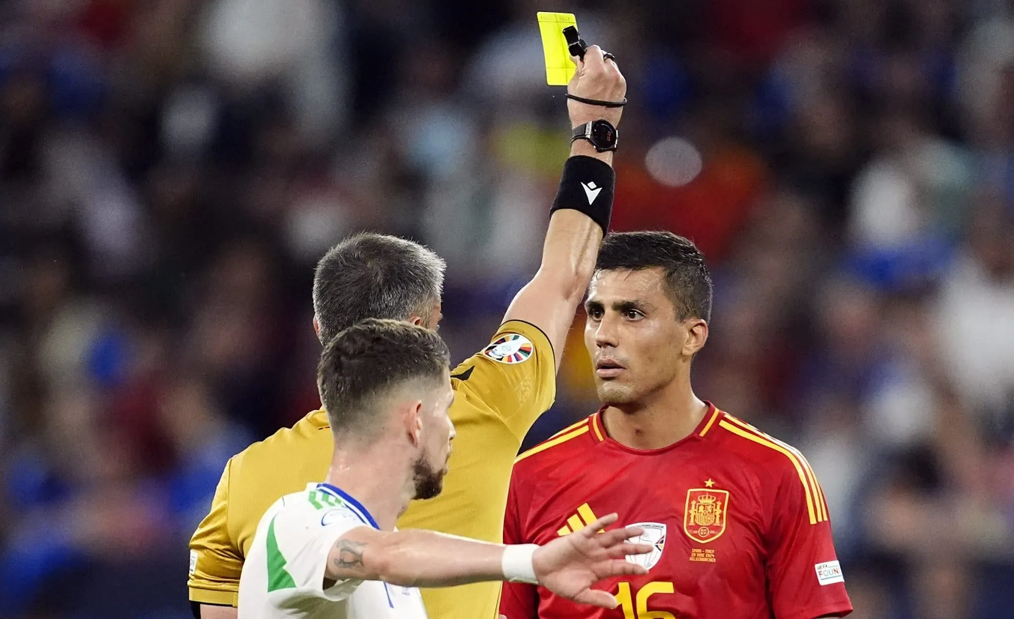 Como nova regra tirou Rodri do pr&oacute;ximo jogo da Espanha na Eurocopa