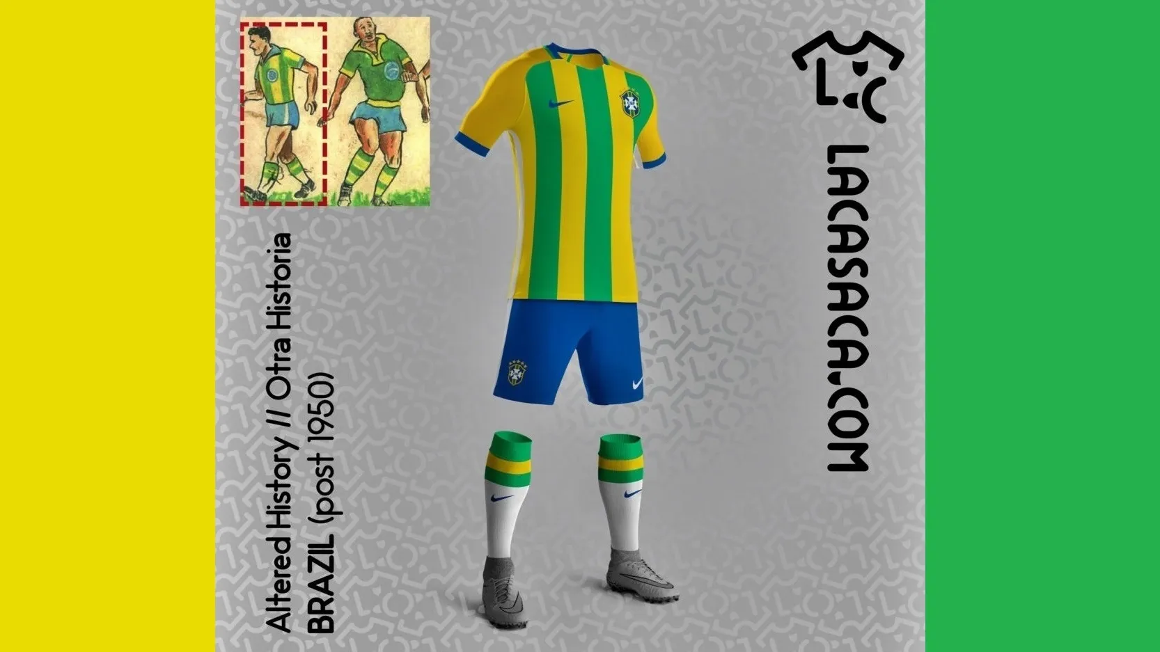 Como seriam os uniformes antigos das sele&ccedil;&otilde;es nos dias de hoje?