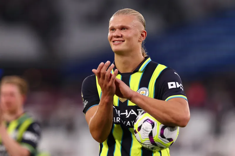 Haaland, atacante do Manchester City. Foto: Icon Sport