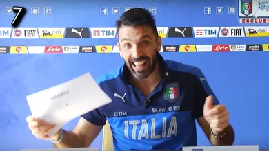 Buffon responde perguntas dif&iacute;ceis sobre colegas e tem um incr&iacute;vel &iacute;ndice de acerto