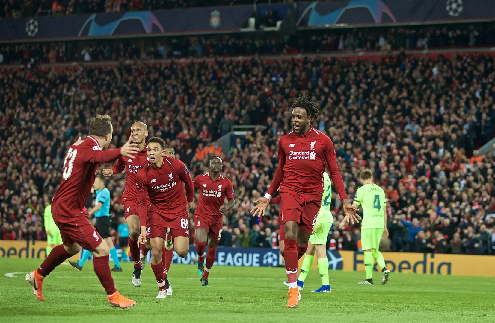 Foto: (Imago) - Liverpool eliminou o Barcelona na semifinal da Champions League 2018/19