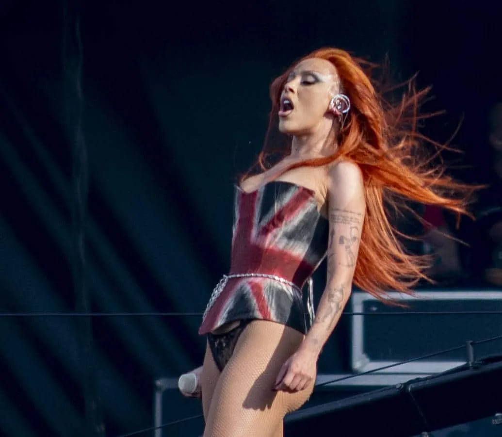 Doja Cat apoiou a sele&ccedil;&atilde;o inglesa na final da Eurocopa 2024 Foto: (Imago)