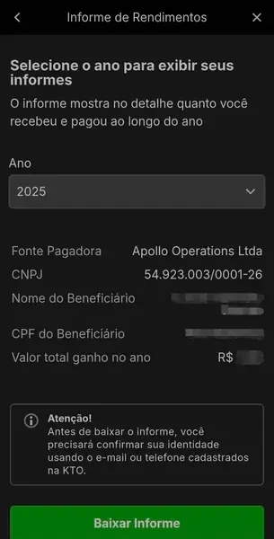 Como declarar dinheiro de apostas no Imposto de Renda 2026