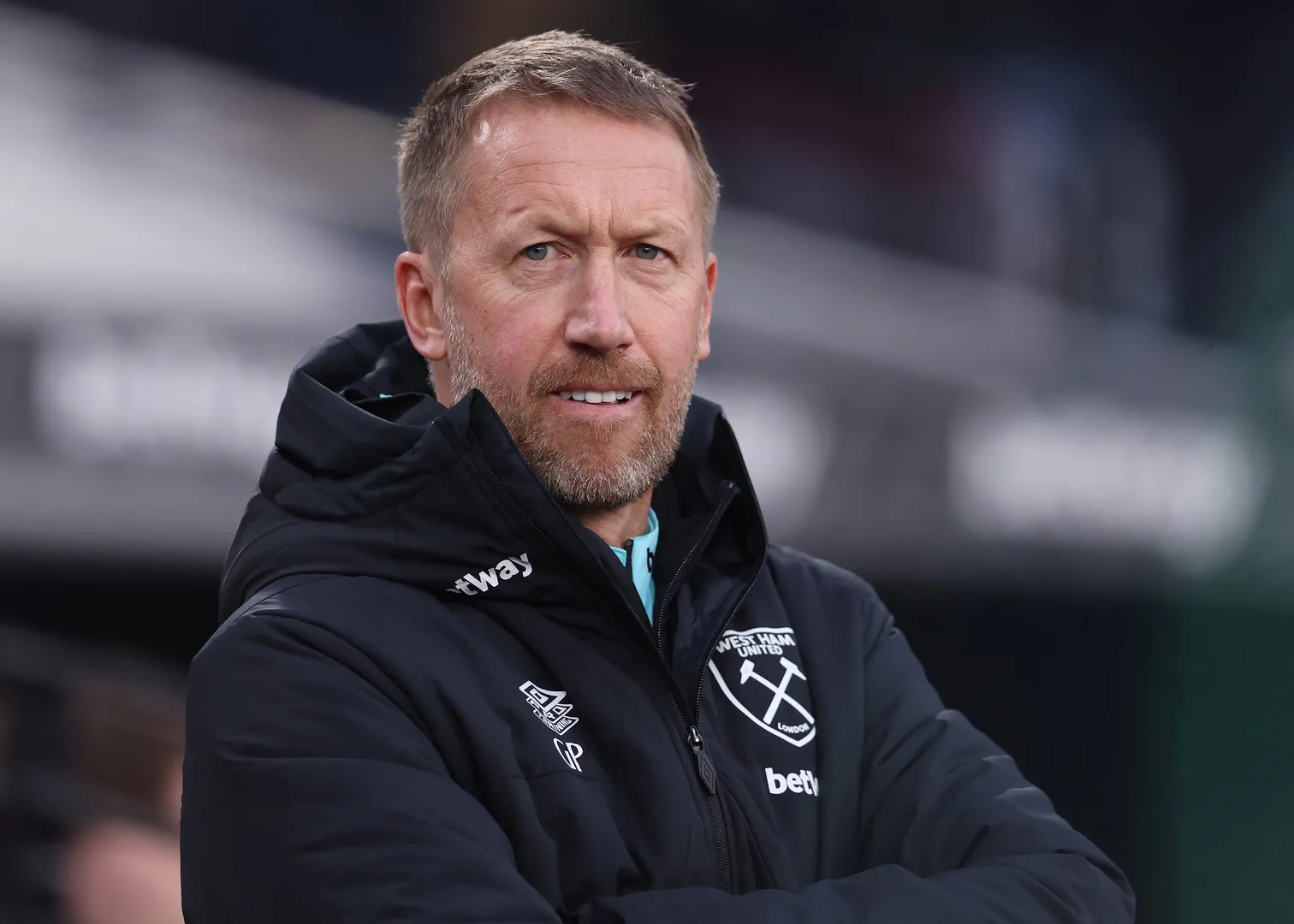 Graham Potter, t&eacute;cnico do West Ham Foto: (Imago)