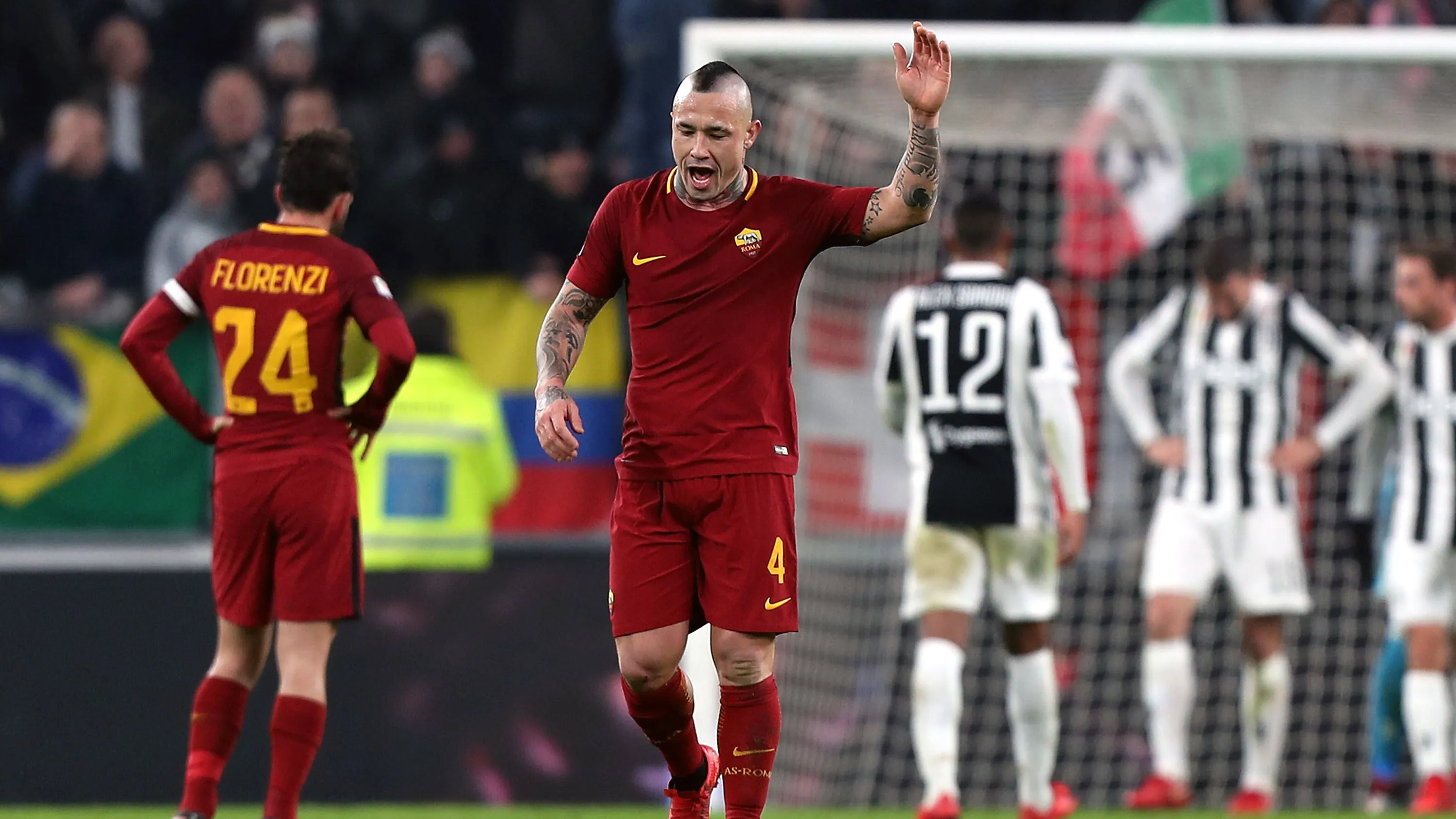 Nainggolan: &ldquo;Se n&atilde;o aproveitamos as chances que tivemos contra a Juventus, fica dif&iacute;cil&rdquo;