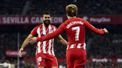 O caos tomou conta do Sevilla, pulverizado por Griezmann e pelo Atl&eacute;tico de Madrid