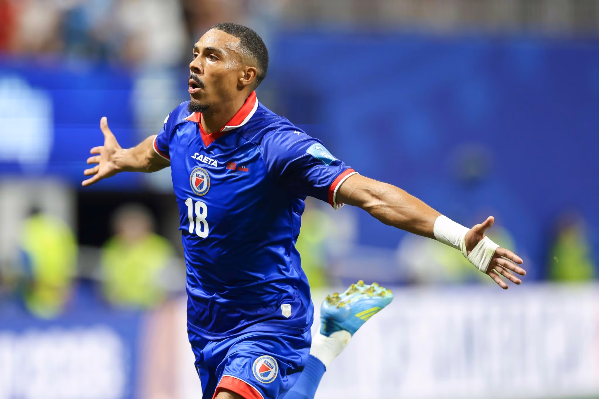 Wilson Isidor marcou um dos gols do Haiti no confronto (Foto:
SUSA / Icon Sport)