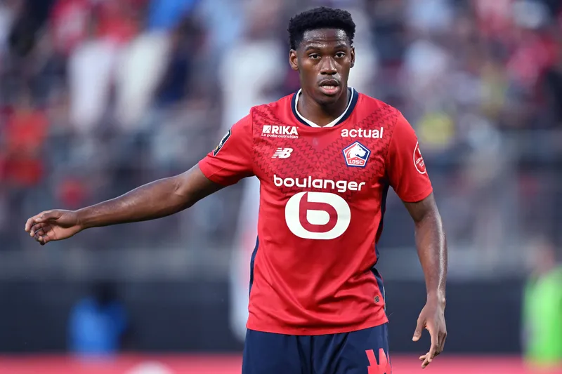 Jonathan David em a&ccedil;&atilde;o pelo Lille