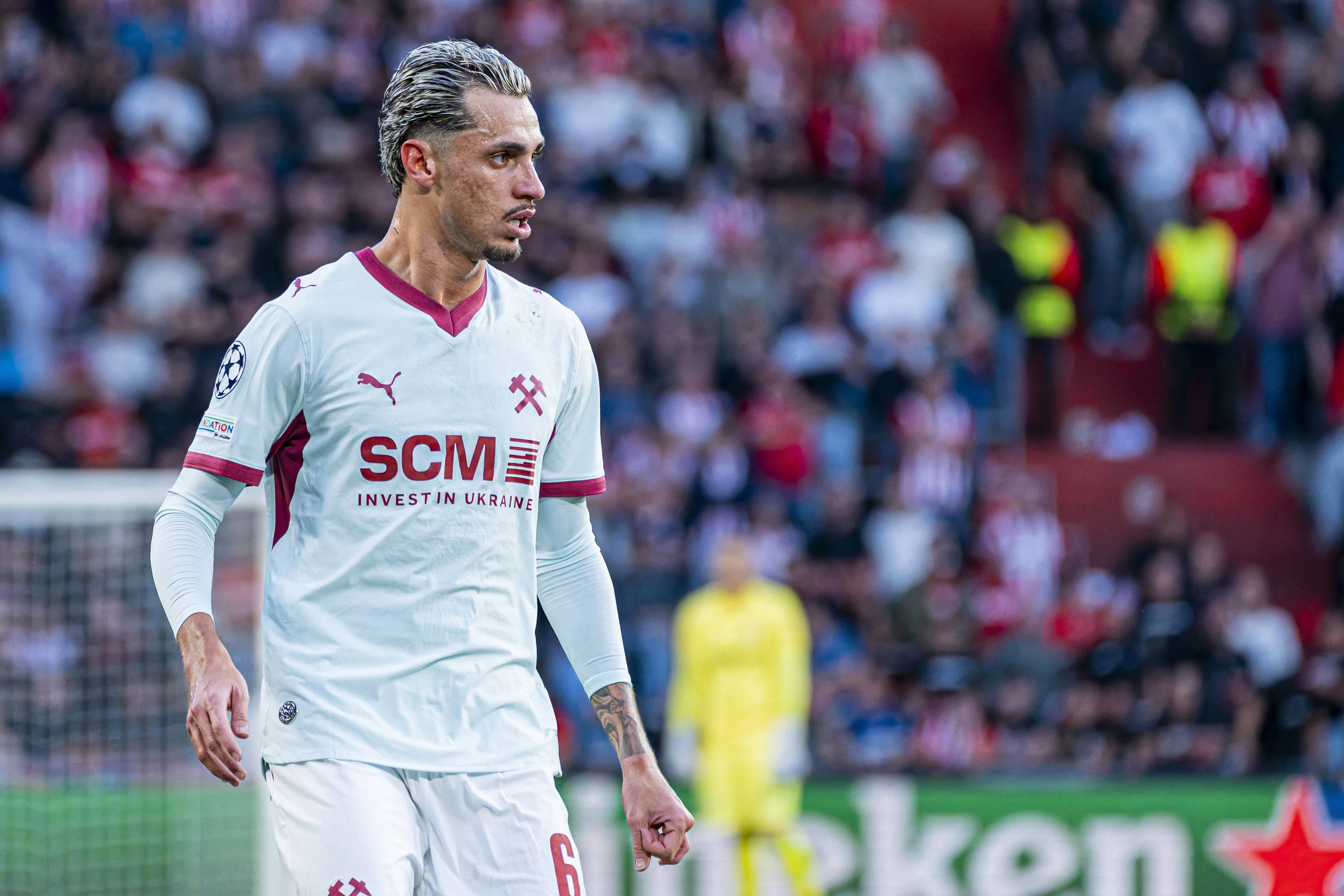 Marlon Gomes pelo Shakhtar na Champions League de 2026/27 