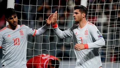 Em uma Espanha cheia de reservas contra Malta, Morata aproveitou para fazer dois gols