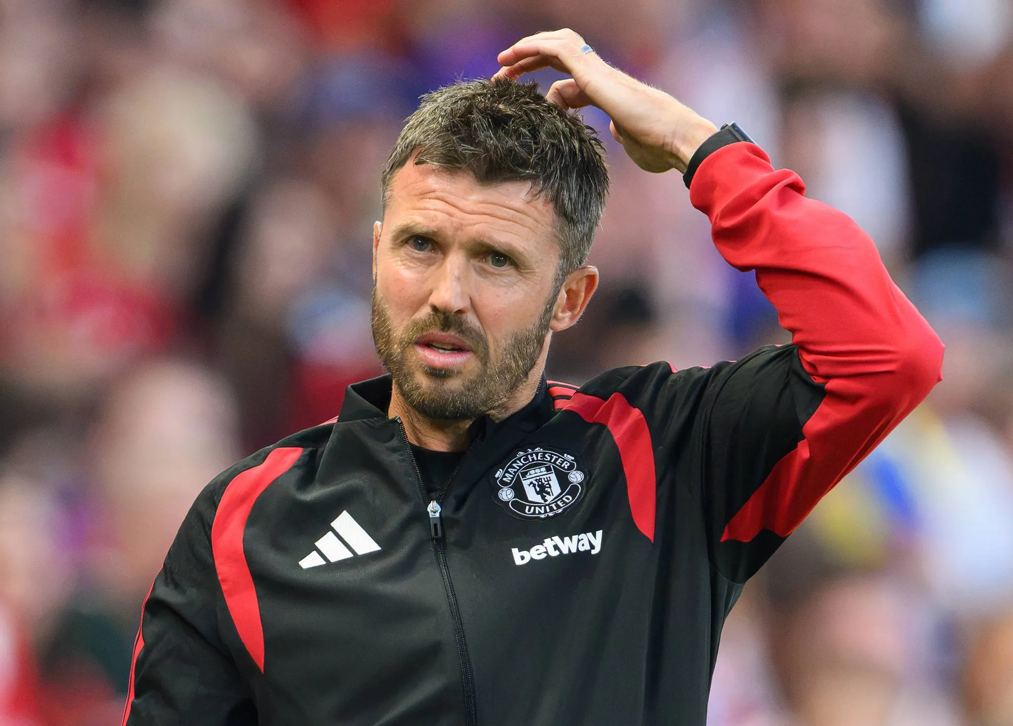 Michael Carrick, t&eacute;cnico do Manchester United