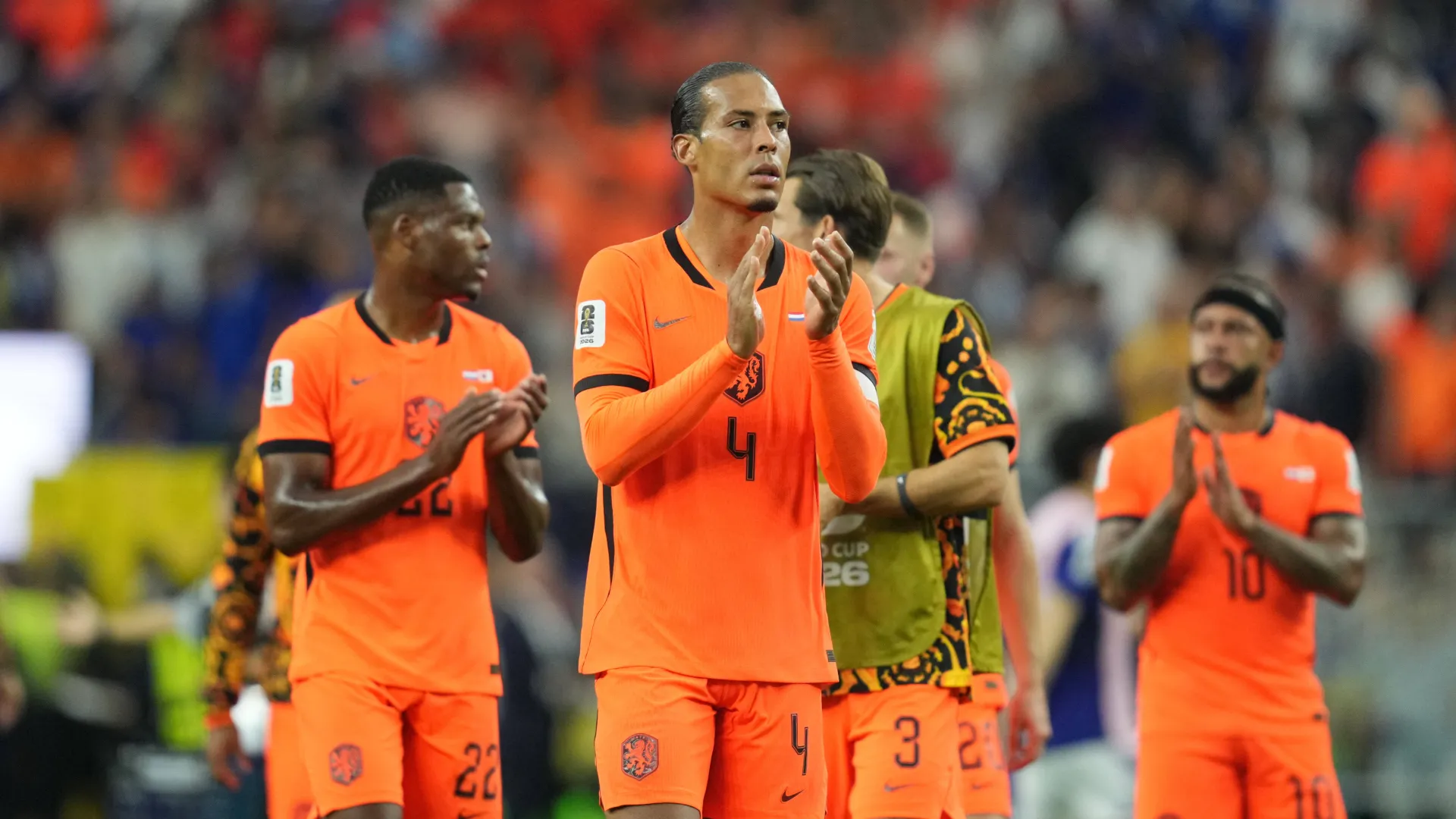 Virgil Van Dijk Holanda Jap&atilde;o