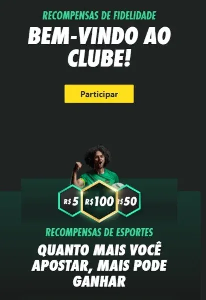 Banner promocional da oferta Clube bet365