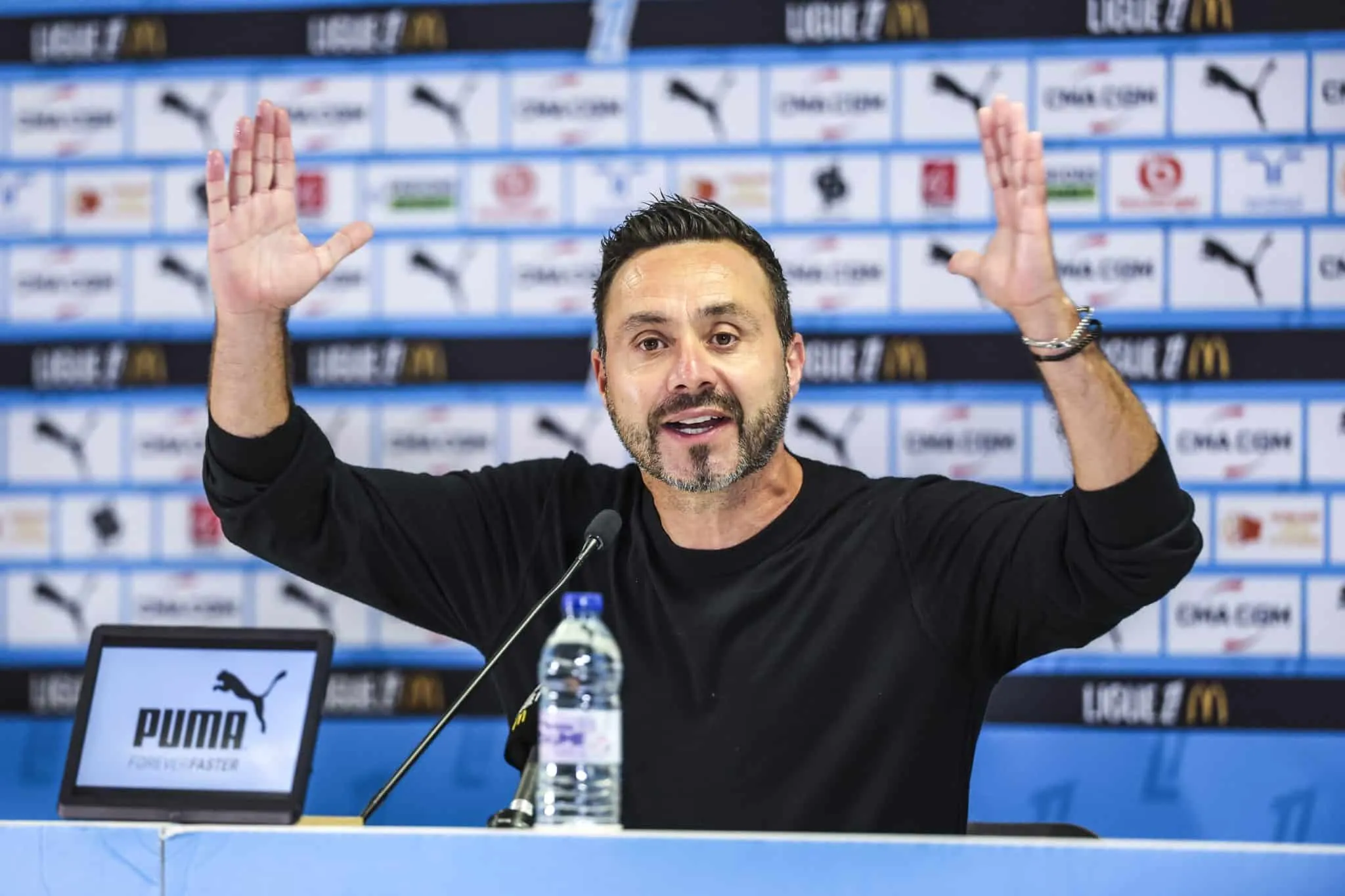 Em 3&ordm; na Ligue 1, De Zerbi entrega seu cargo no Olympique de Marseille; entenda