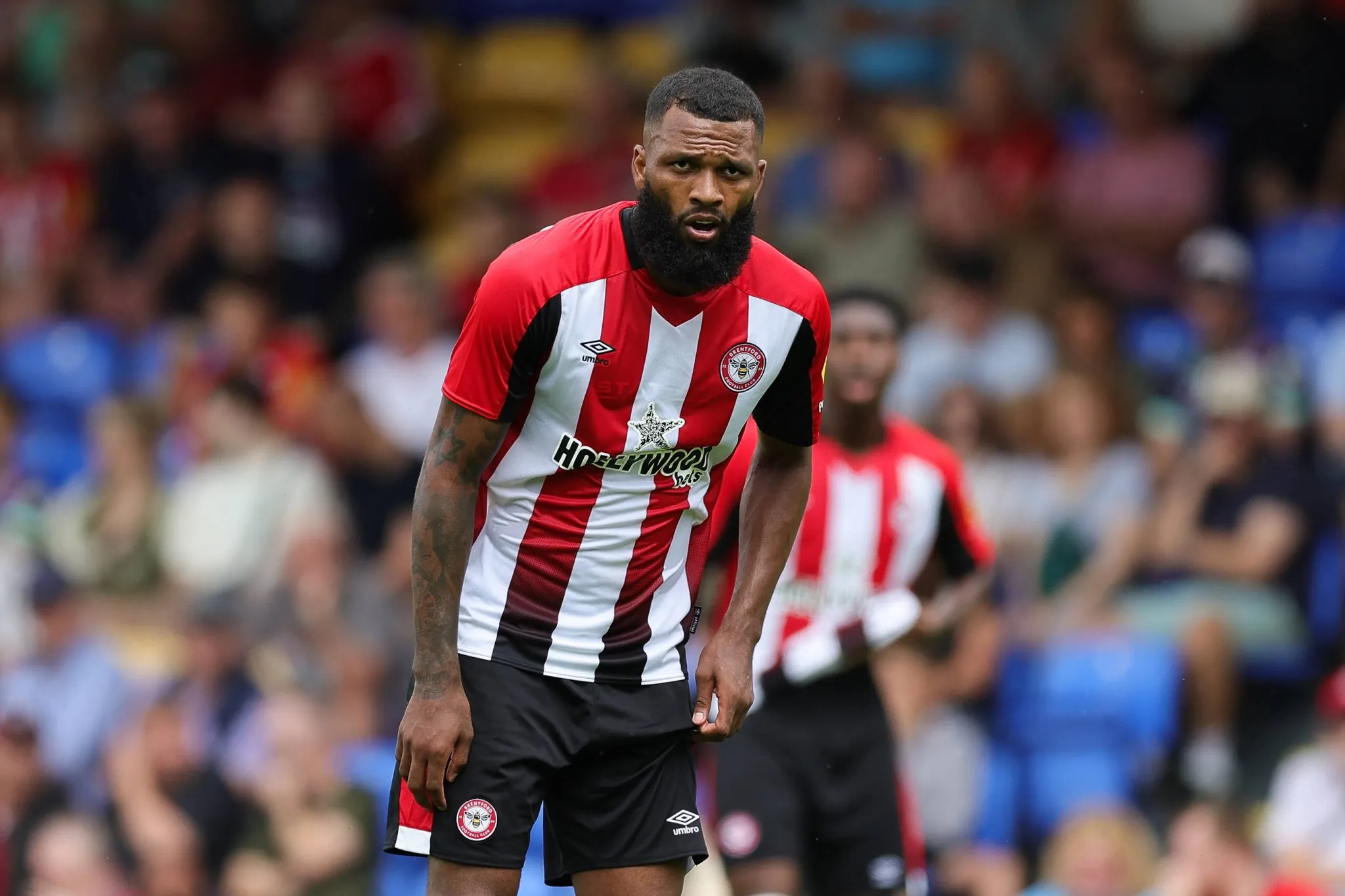 Igor Thiago durante pr&eacute;-temporada com o Brentford, em julho de 2024 (Foto: Imago/Pro Sports Images)