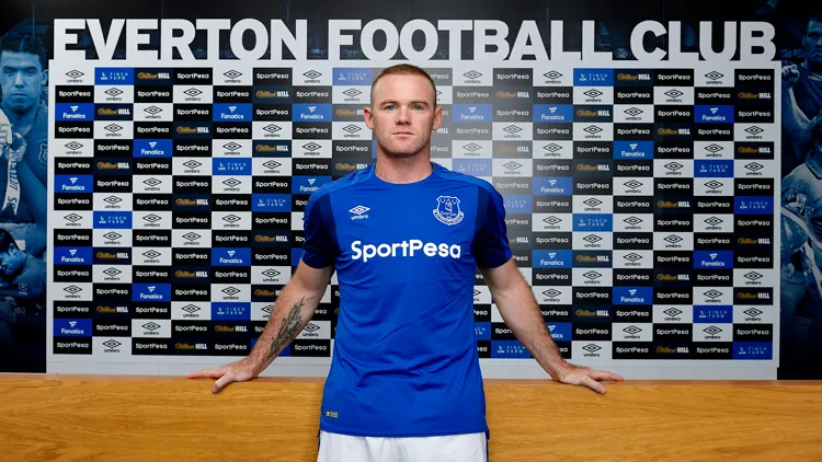 Wayne Rooney voltou a vestir a camisa do Everton (Foto: Everton FC/divulga&ccedil;&atilde;o)
