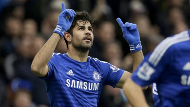 Diego Costa mostra os seus recursos: driblou tr&ecirc;s com um &uacute;nico corte e fez um gola&ccedil;o