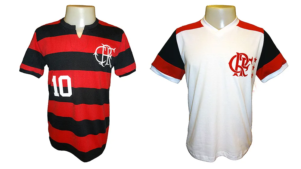 Flamengo lan&ccedil;a novas camisas retr&ocirc; e, olha, ficou uma beleza