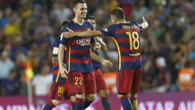 Vermaelen coroa volta aos gramados com o gol da vit&oacute;ria sobre o M&aacute;laga