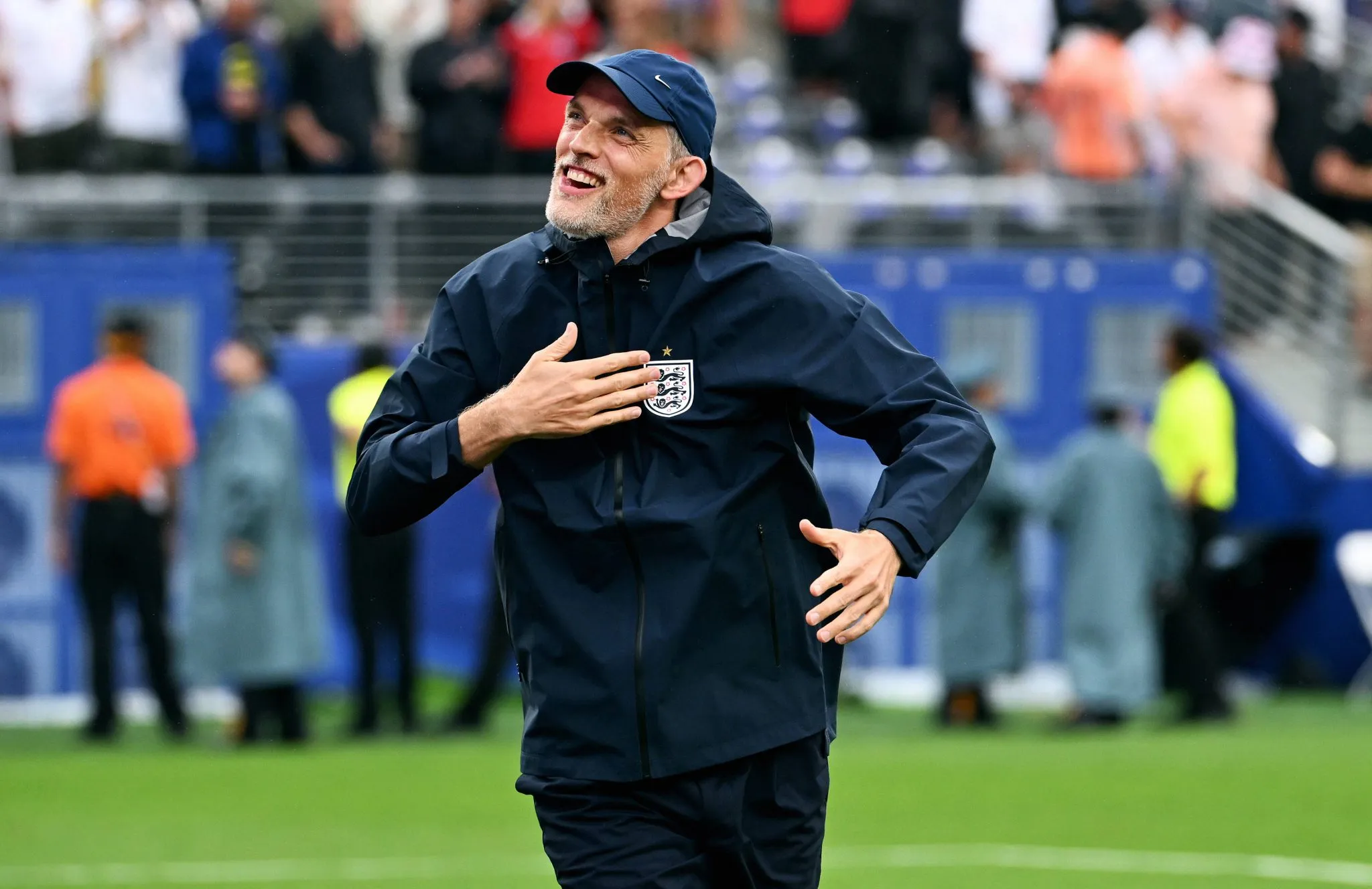 Tuchel celebra vit&oacute;ria da Inglaterra