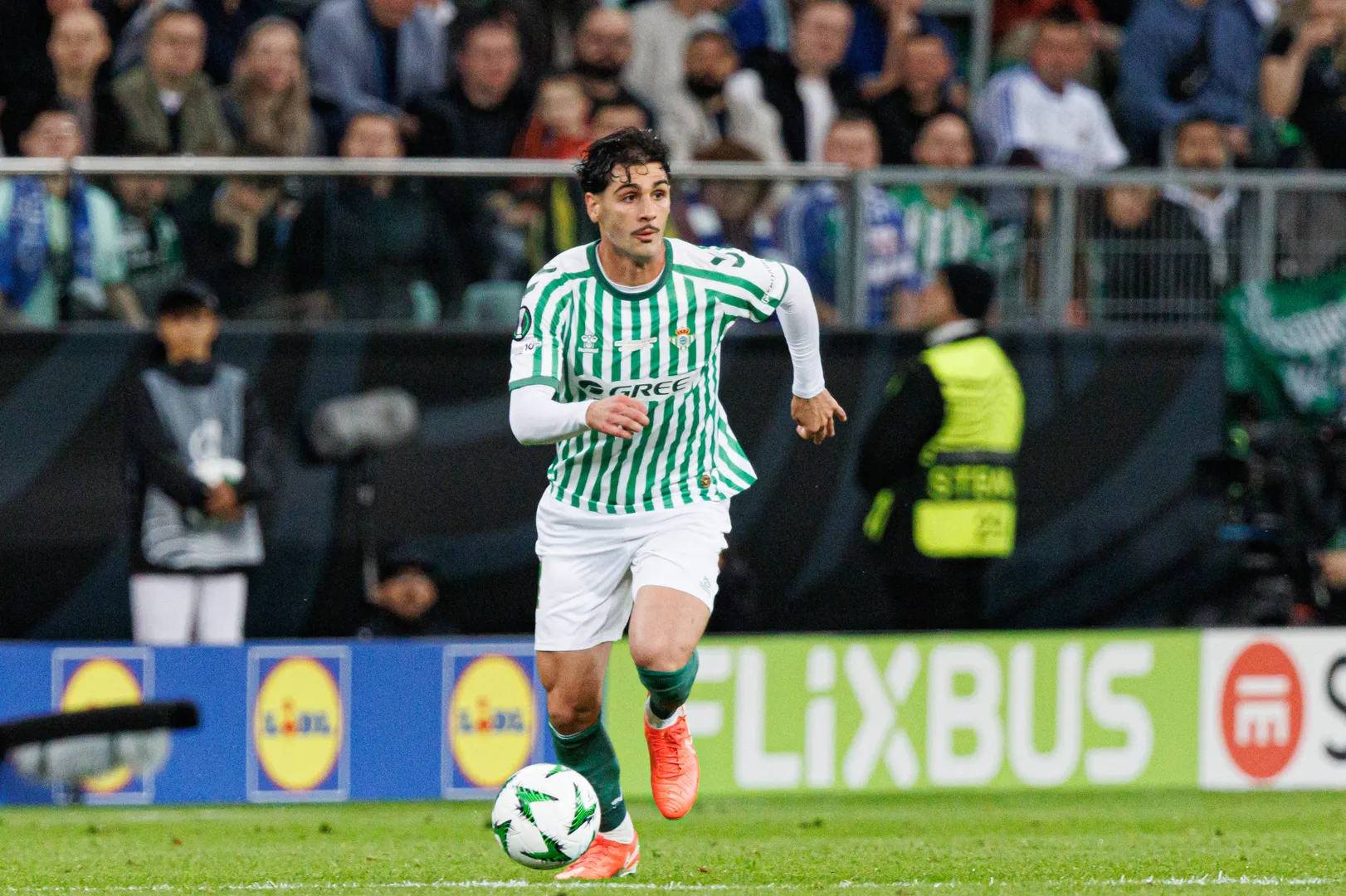 UEFA Conference League 2025 final game between Real Betis Balompie and Chelsea FC