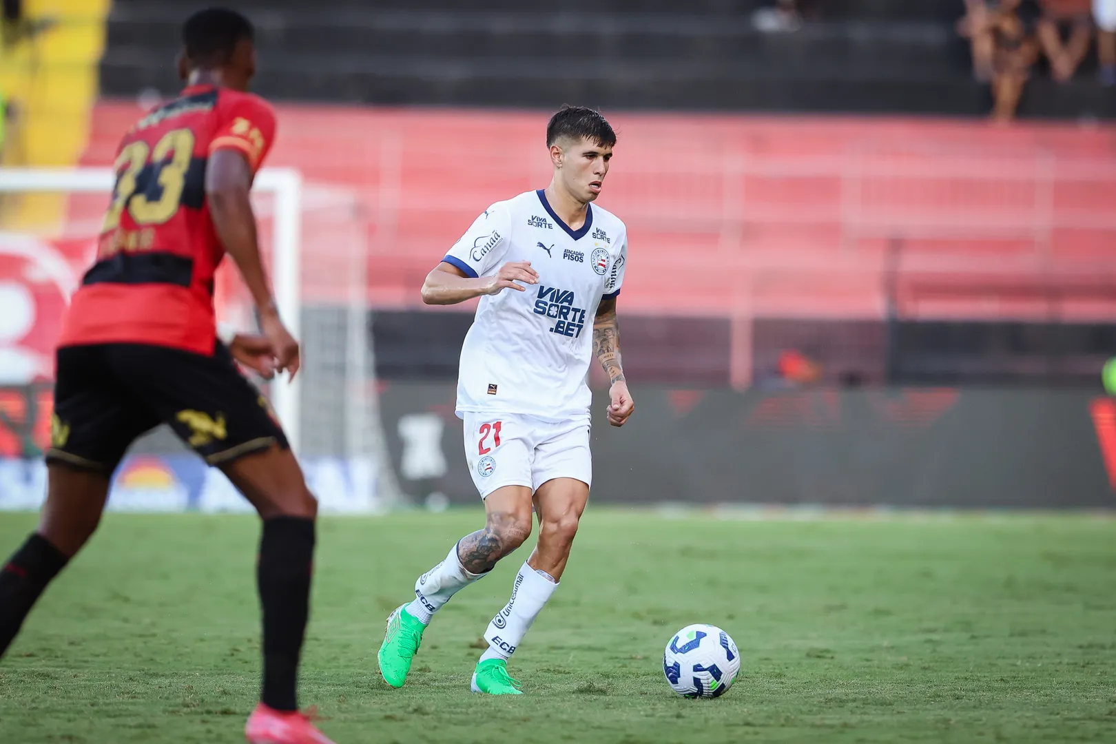 Santiago Ramos Mingo em jogo do Bahia contra o Sport