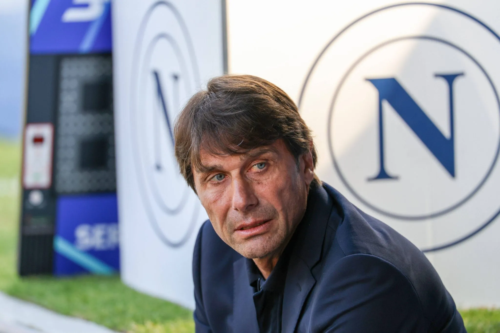 Antonio Conte, t&eacute;cnico do Napoli 