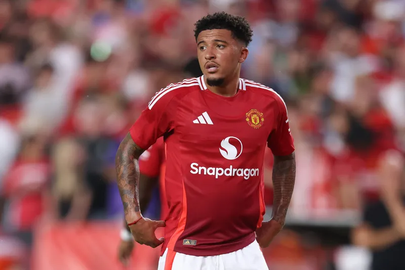Sancho em a&ccedil;&atilde;o pelo Manchester United 