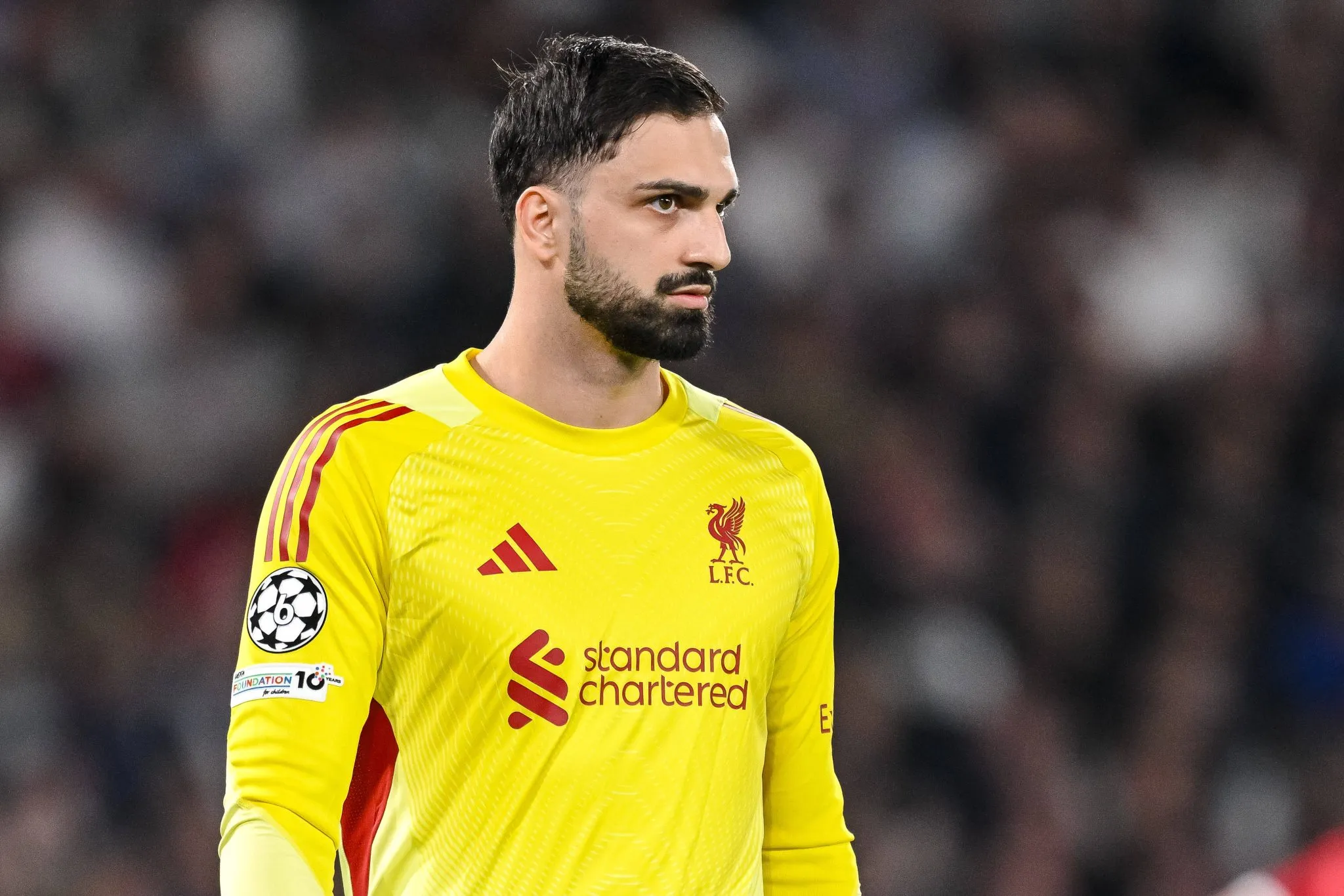 Giorgi Mamardashvili &eacute; o futuro da posi&ccedil;&atilde;o no Liverpool (Foto: Imago/DeFodi Images)