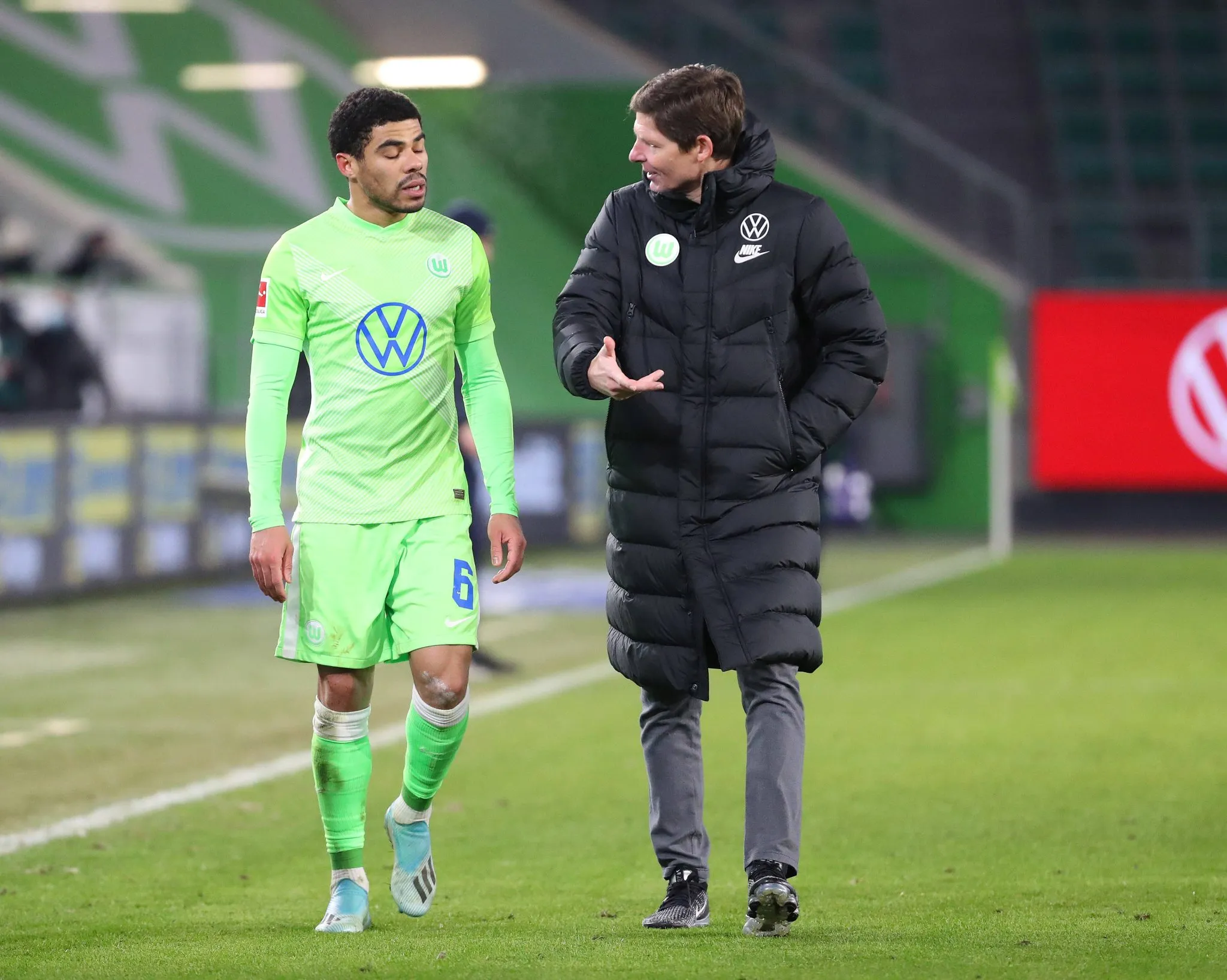 Paulo e Glasner no Wolfsburg