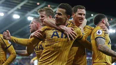 O Tottenham ligou o turbo e buscou uma virada impens&aacute;vel ap&oacute;s os 43 do segundo tempo