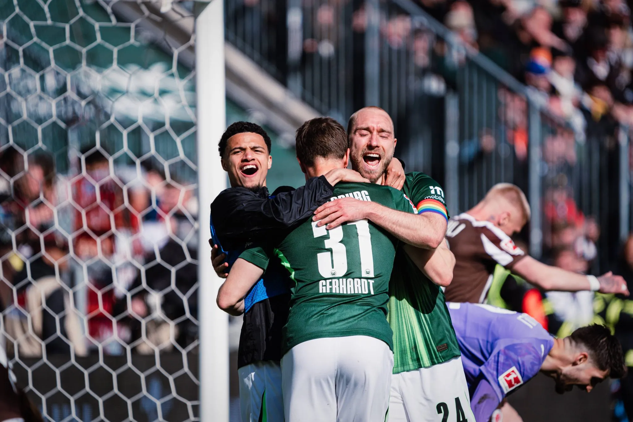 Wolfsburg venceu o St. Pauli