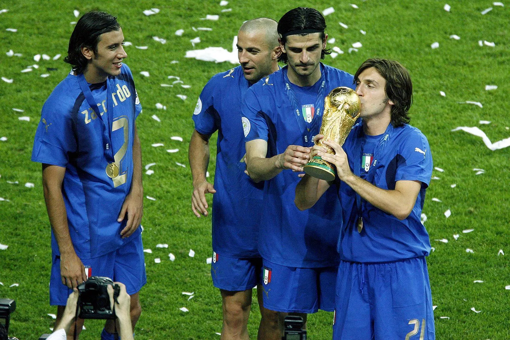 It&aacute;lia se destacou defensivamente na Copa do Mundo de 2006 