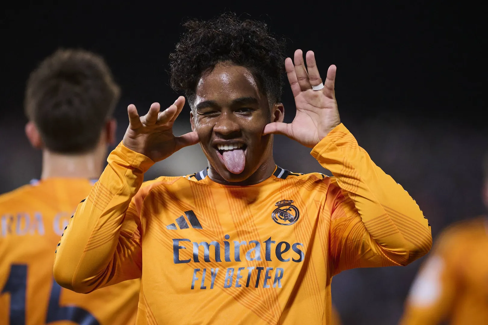 Endrick marcou pelo Real Madrid contra o Legan&eacute;s (Foto: Imago)