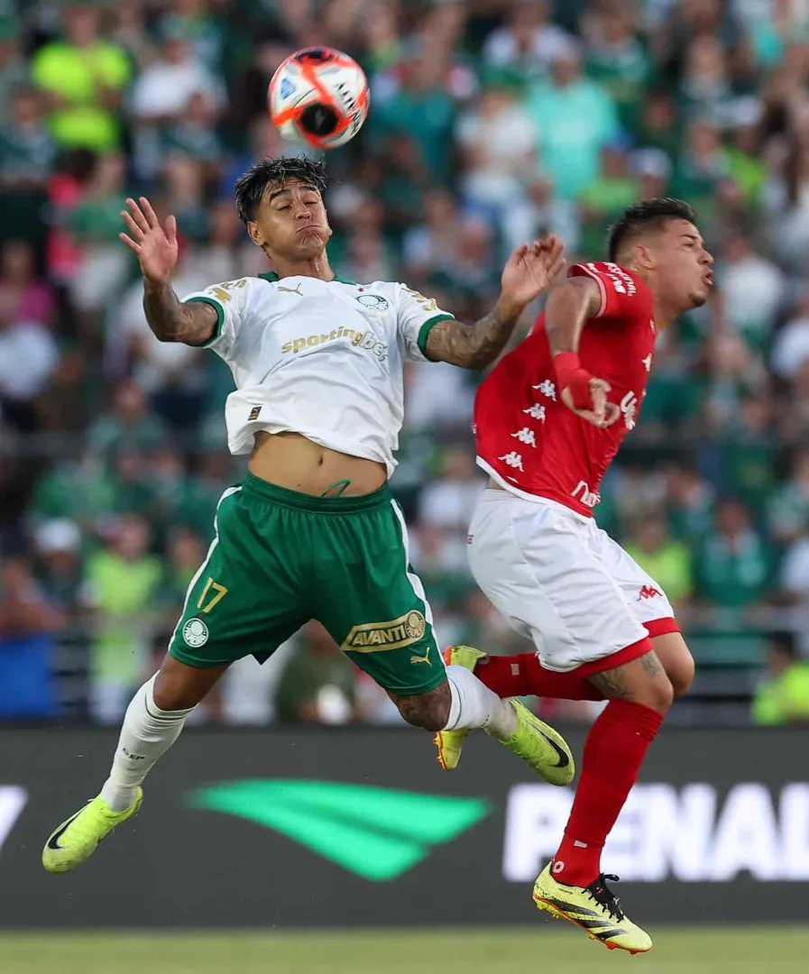 Facundo Torres em sua estreia pelo Palmeiras 