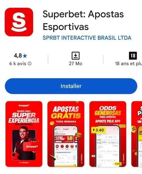 Aplicativo oficial da Superbet, j&aacute; dispon&iacute;vel para download na Play Store