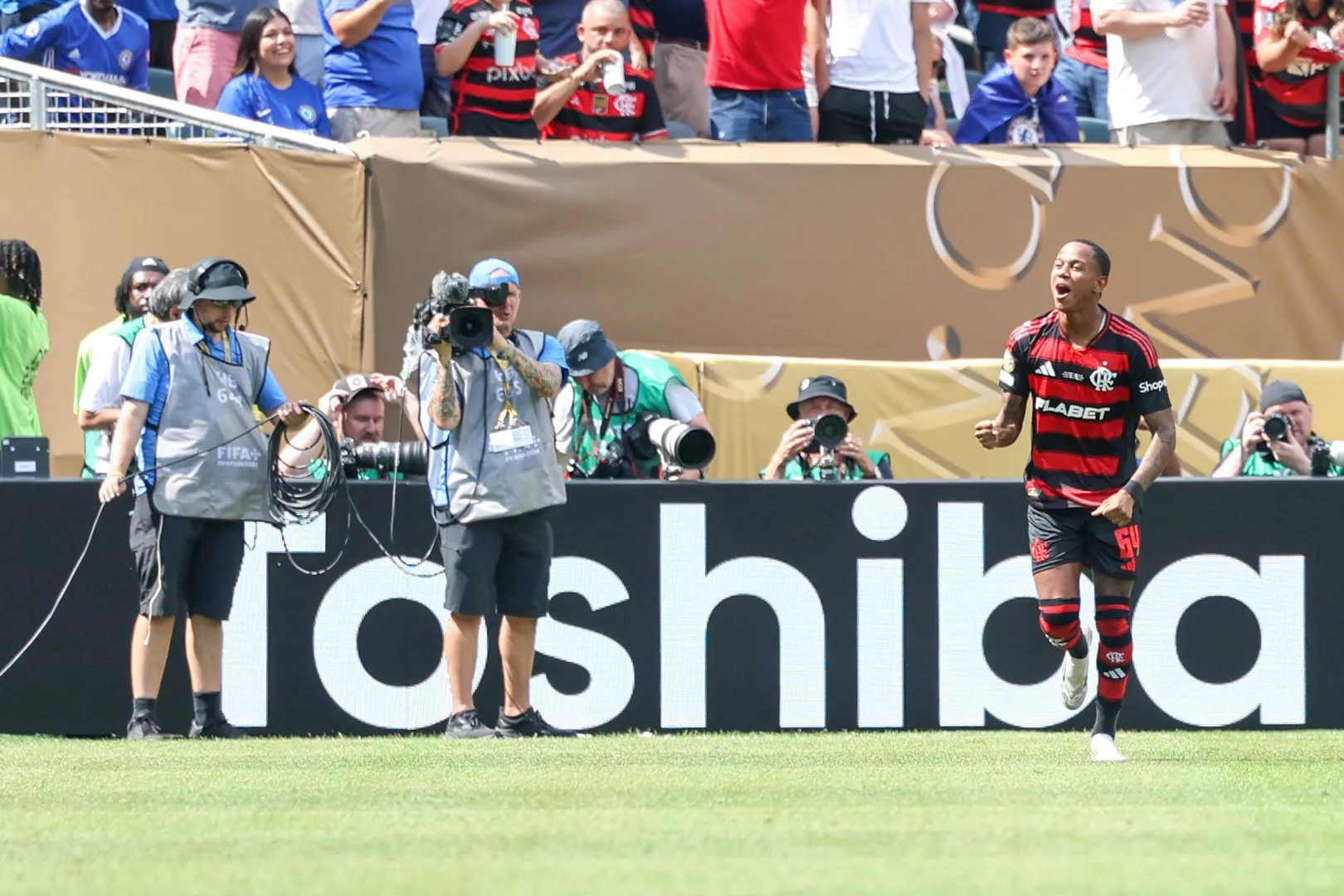 FIFA Club World Cup match between Flamengo and Chelsea