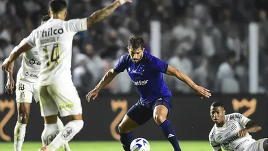 Santos tem nova atua&ccedil;&atilde;o melanc&oacute;lica e v&ecirc; Cruzeiro vencer por 3 a 0 na Vila Belmiro